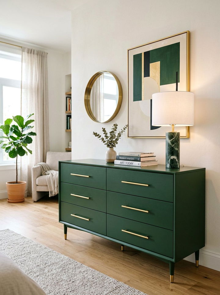 Dresser With Gold Hardware - 30 bedroom dressers