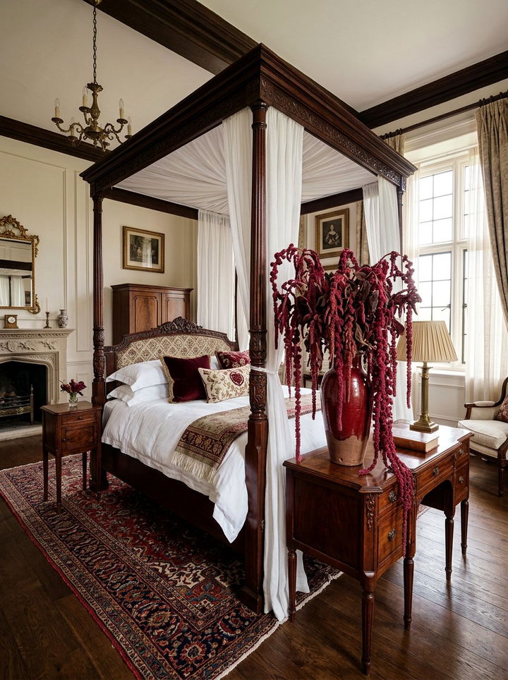 Dried Amaranth Bedroom Display - 30 bedroom dried flowers