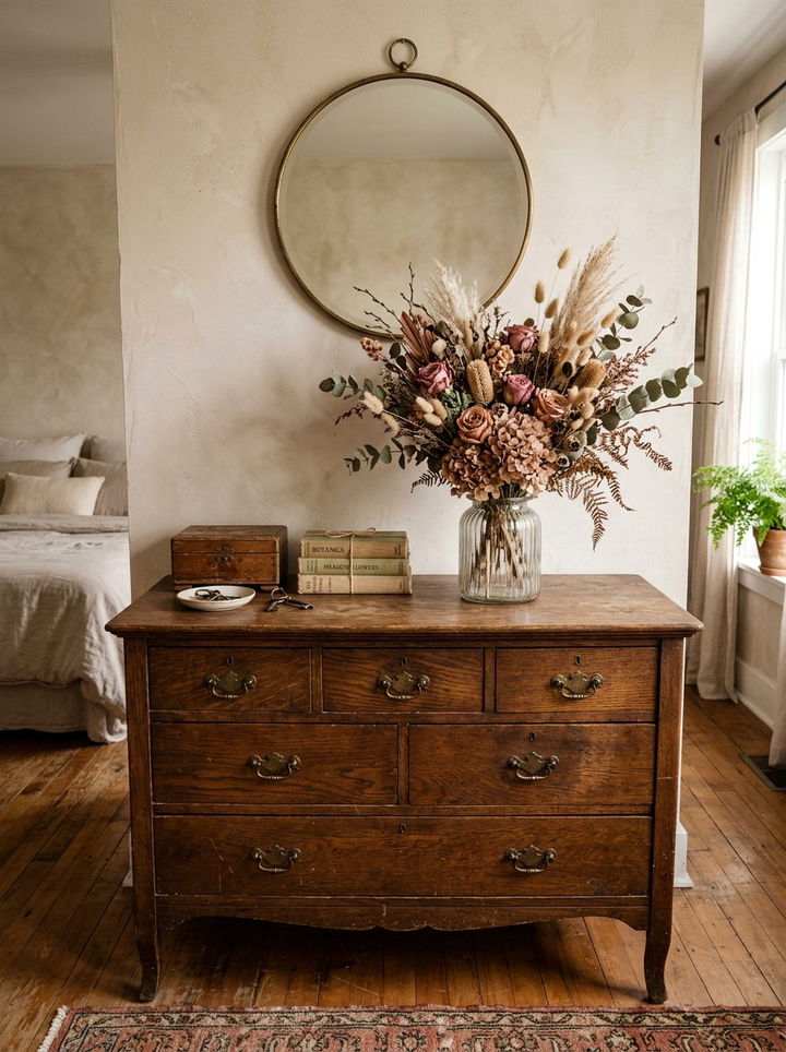 Dried Flower Bouquet - 30 bedroom decorative objects