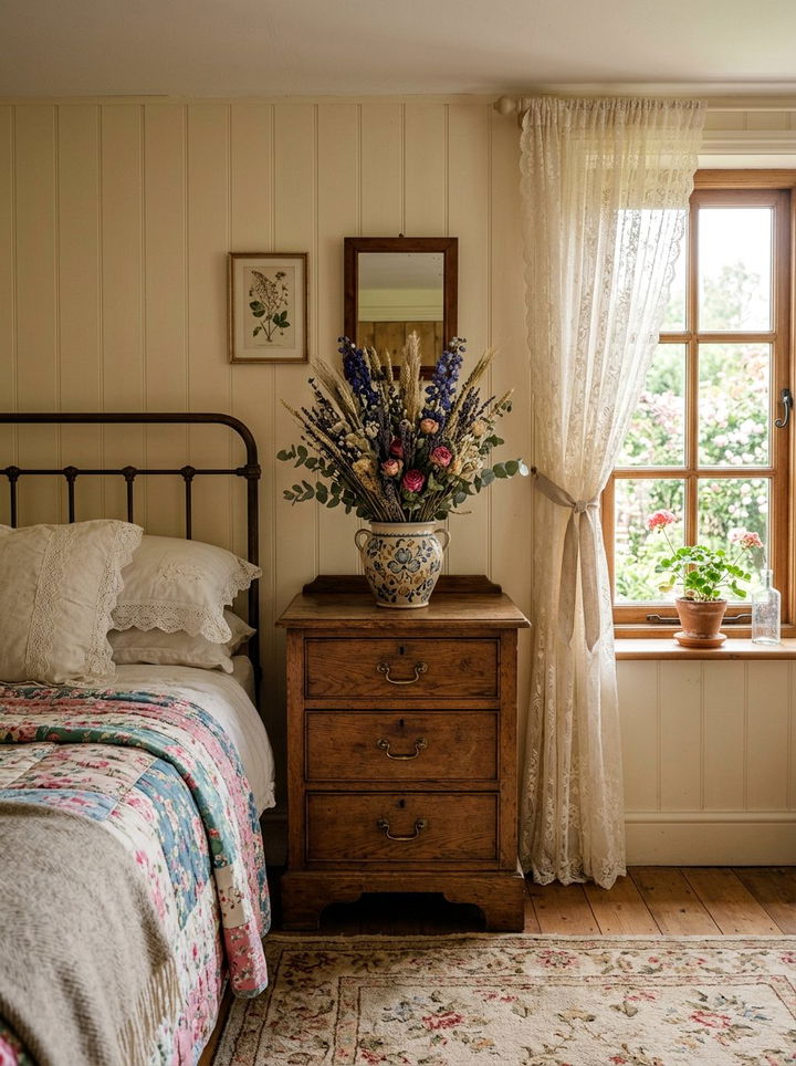 Dried Flower Vase - 30 bedroom vase ideas