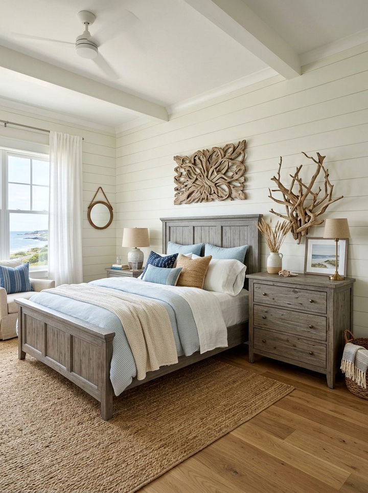 Driftwood Decor Bedroom - 30 California casual bedroom ideas