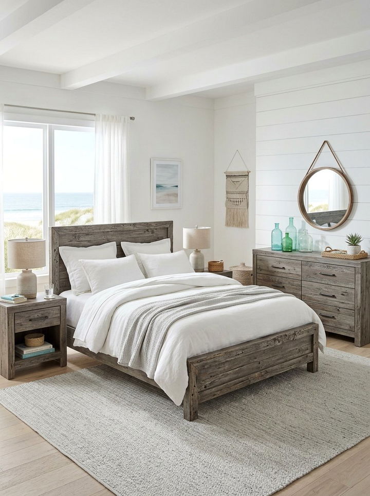 Driftwood Grey Bedroom Furniture - 30 coastal grey bedroom ideas
