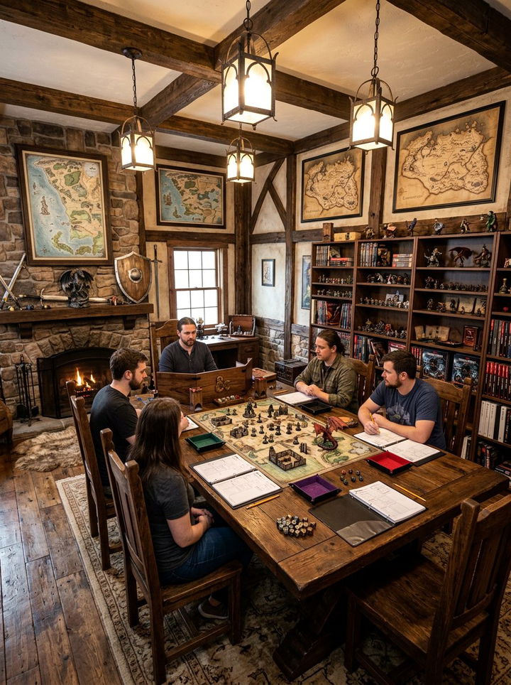 Dungeons And Dragons Room - 30 geek bedroom ideas