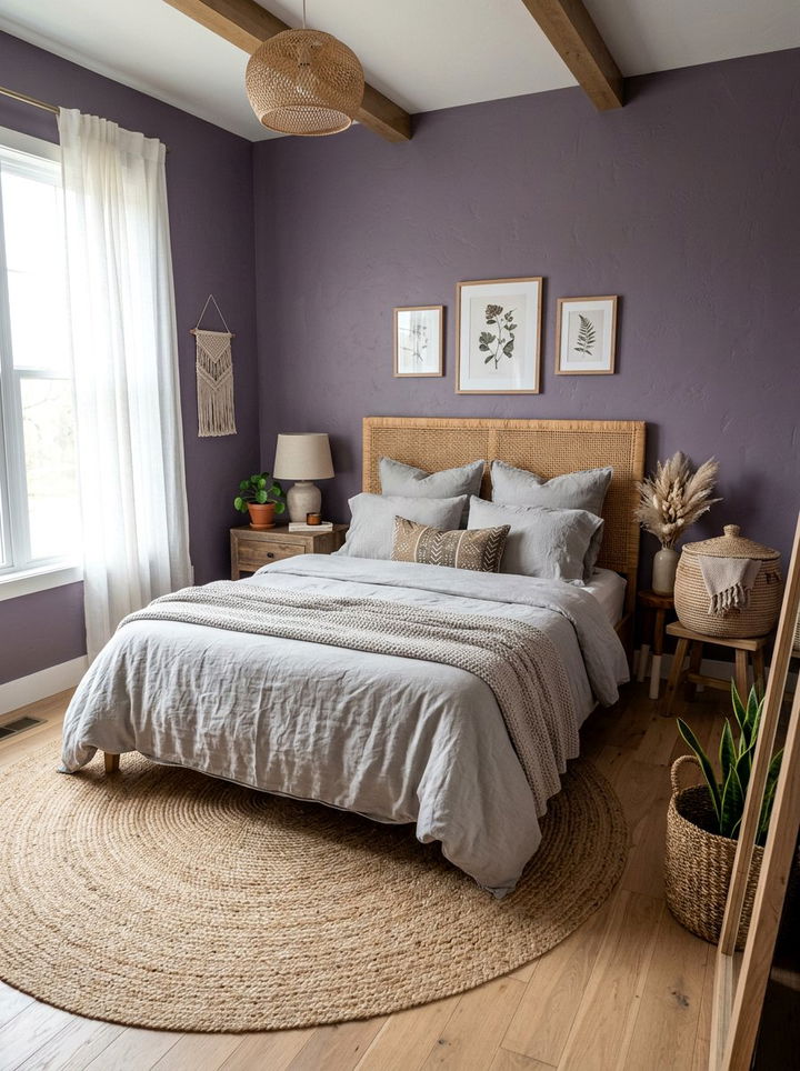 Dusty Purple Bedroom - 30 purple bedroom ideas
