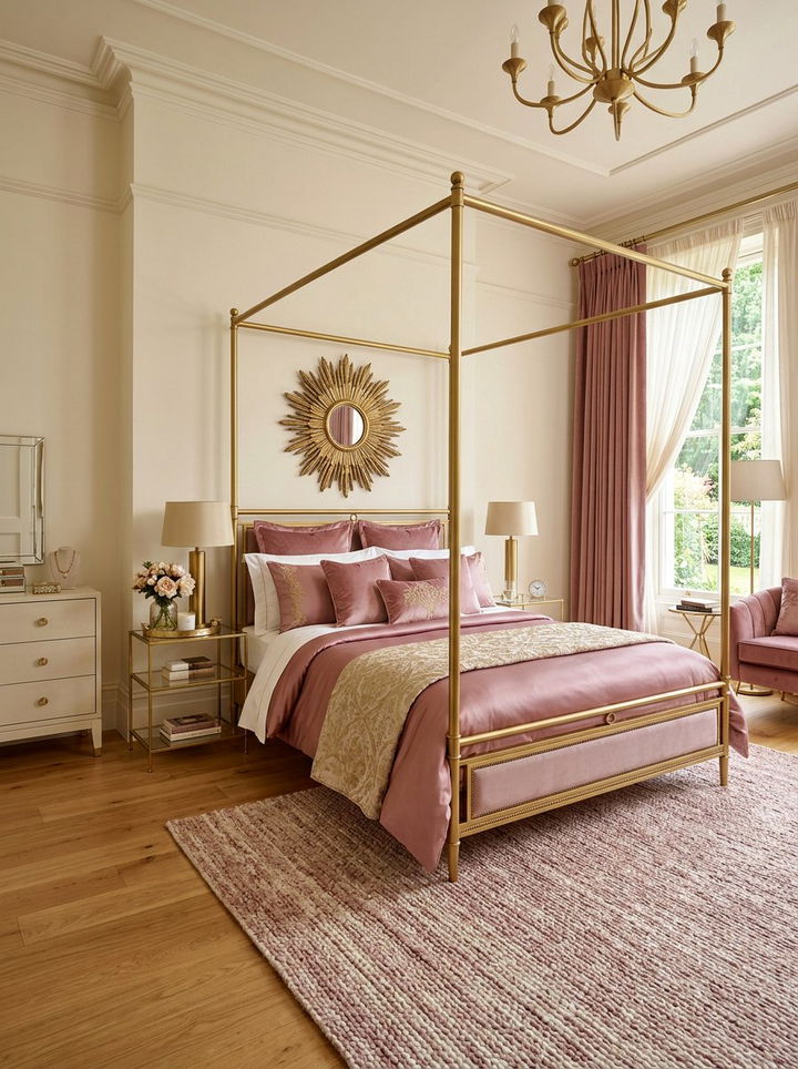Dusty Rose And Gold Bedroom - 30 dusty rose bedroom ideas