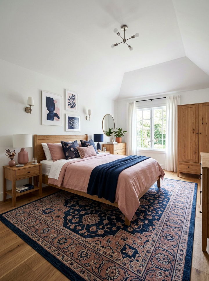 Dusty Rose And Navy Blue Bedroom - 30 dusty rose bedroom ideas