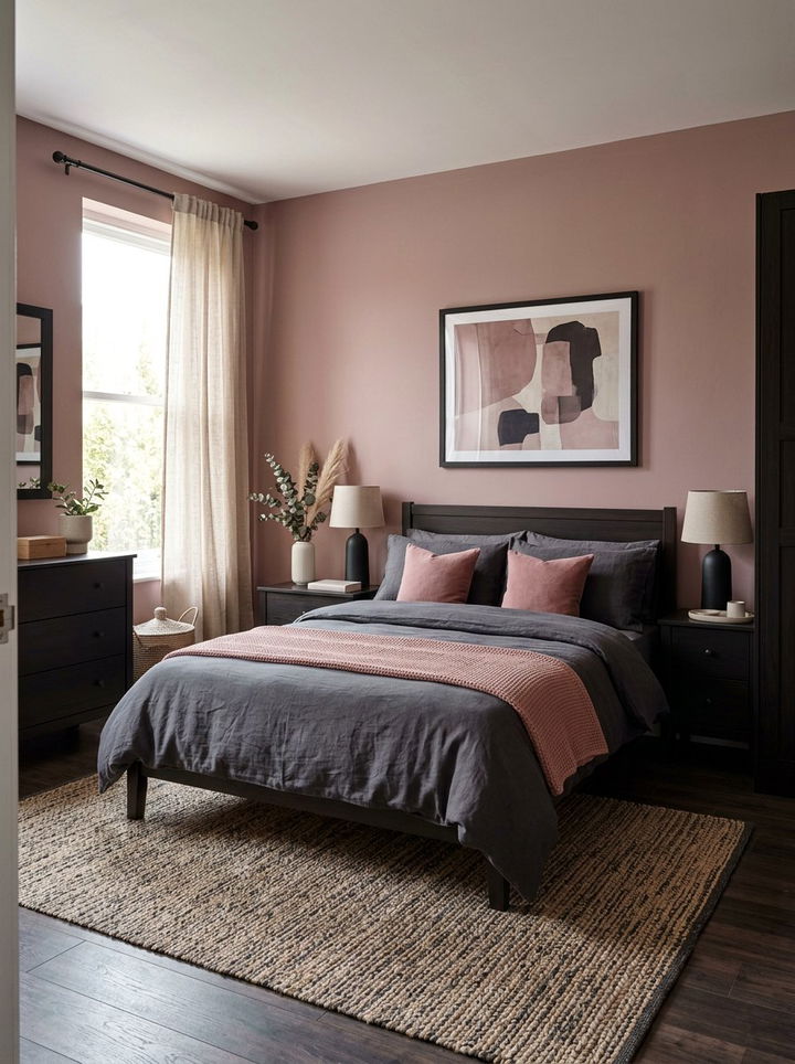 Dusty Rose Bedroom - 30 blush bedroom ideas