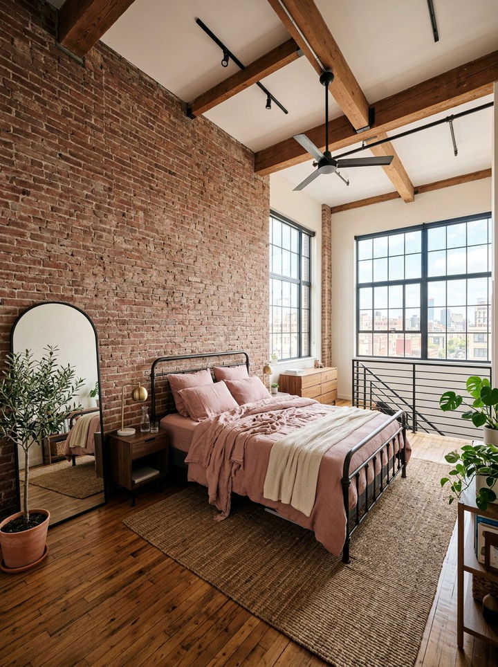 Dusty Rose Loft Bedroom - 30 dusty rose bedroom ideas