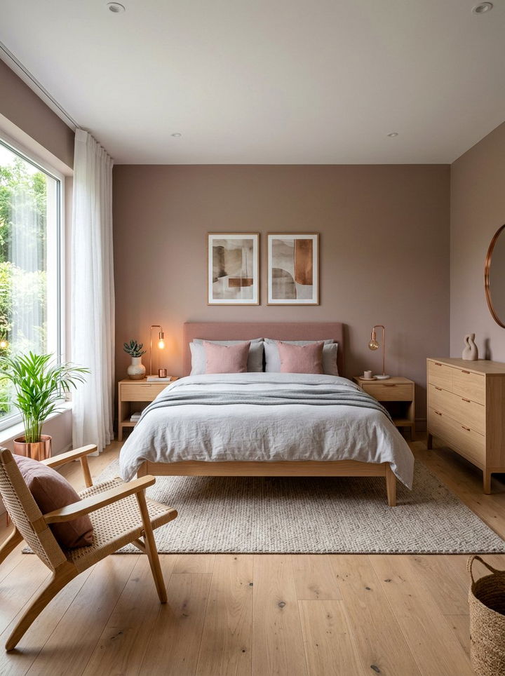 Dusty Rose Zen Bedroom - 30 Zen bedroom color ideas
