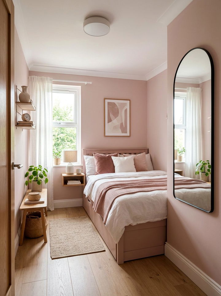 Dusty pink small bedroom - 30 dusty pink bedroom ideas