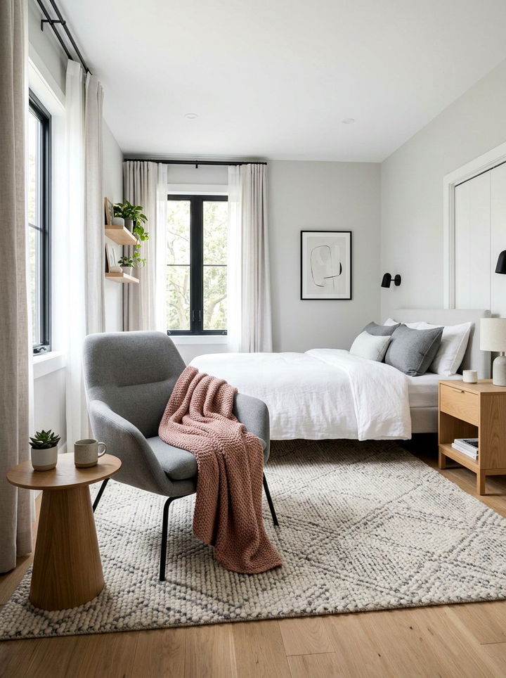 Dusty rose throw blanket - 30 dusty rose and gray bedroom ideas