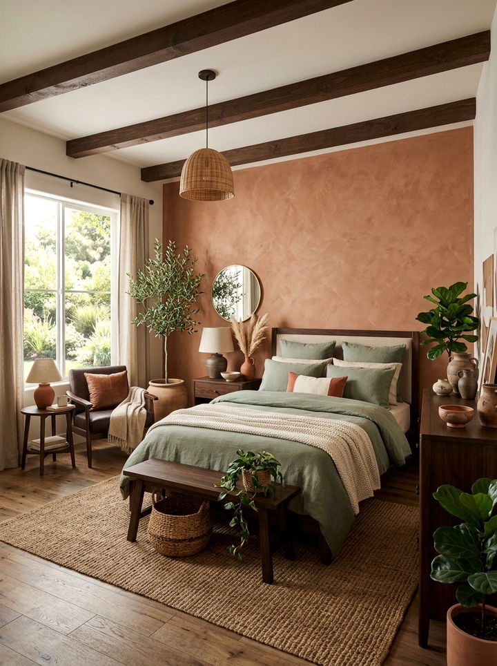 Earth Tone Bedroom - 30 easy bedroom ideas