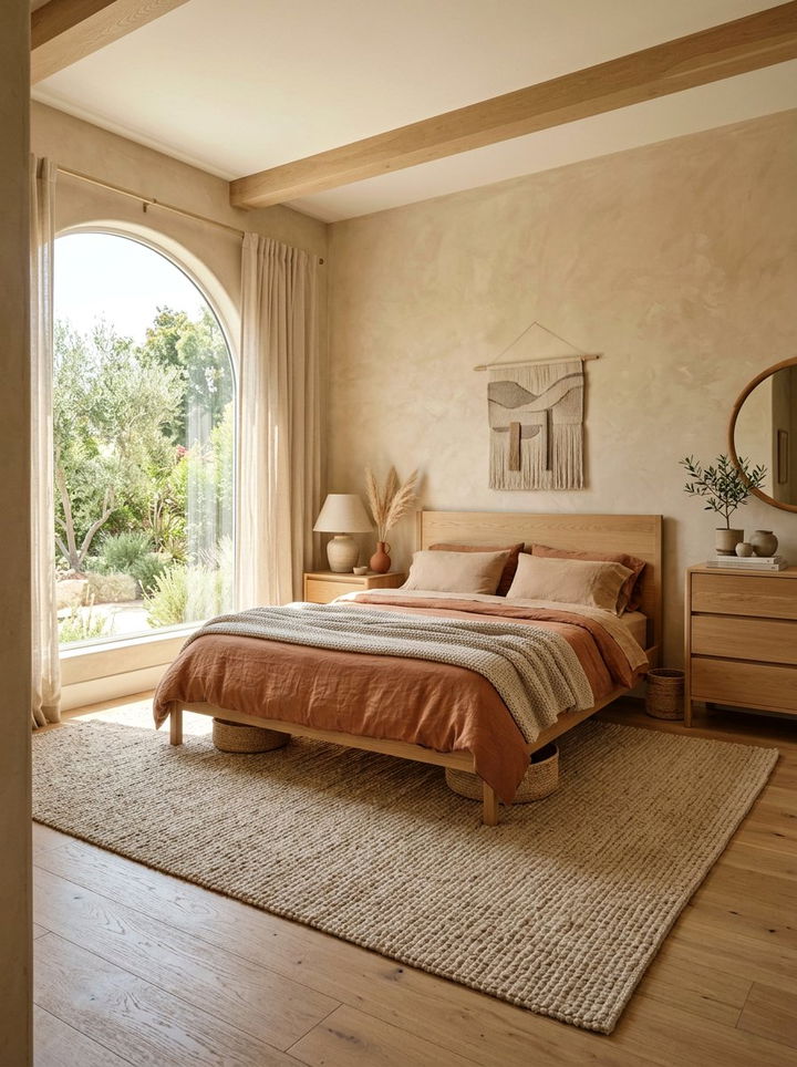 Earth Tone Minimalist Bedroom - 30 minimalist bedroom color ideas