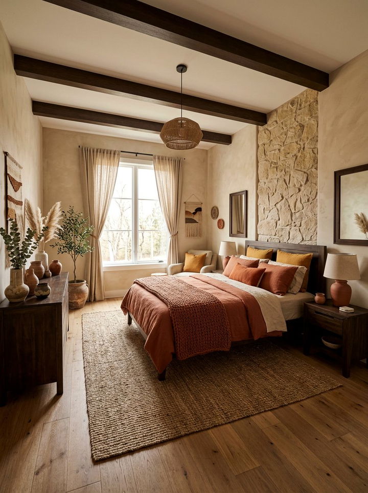 Earth tone bedroom - 30 serene bedroom ideas