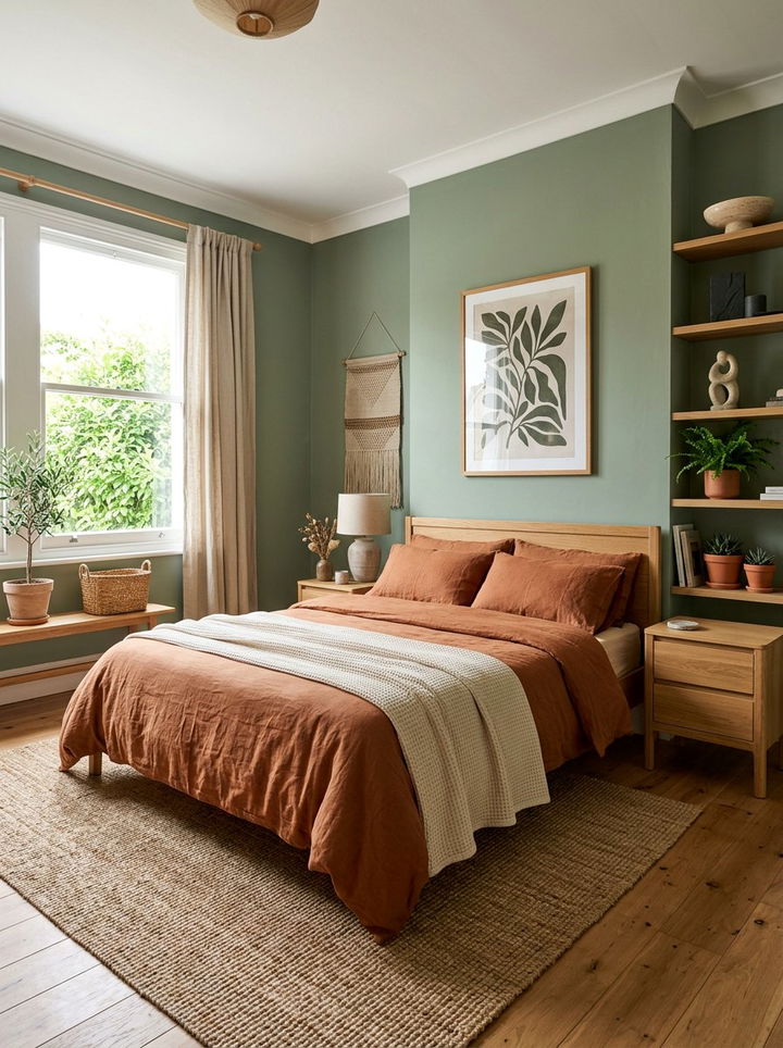 Earthy Tone Bedroom - 30 California casual bedroom ideas