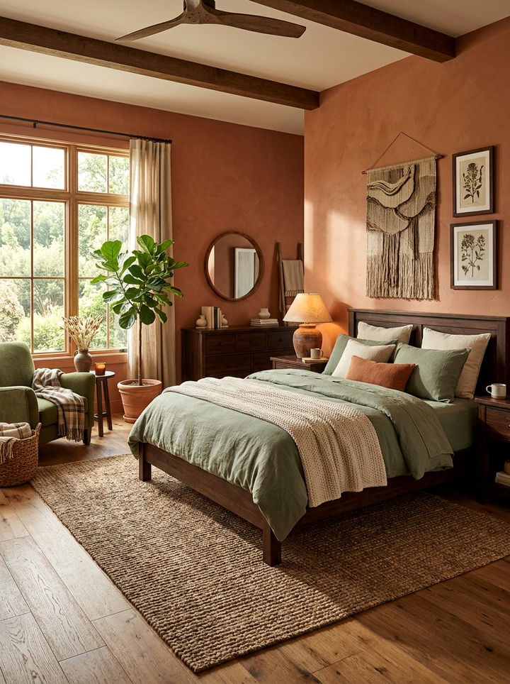 Earthy Tone Bedroom - 30 relaxation bedroom ideas
