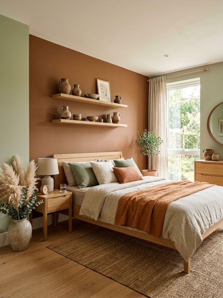 Earthy Tone Bedroom - 30 bedroom redesign ideas