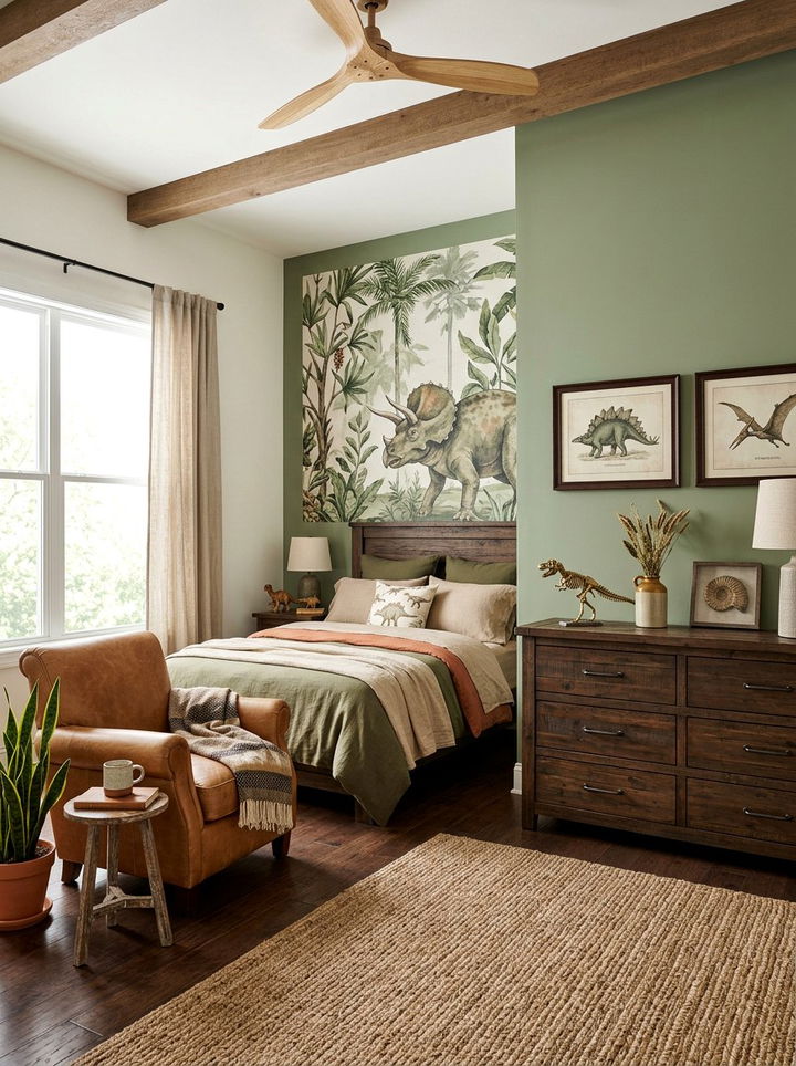 Earthy Tone Furniture - 30 dinosaur bedroom ideas