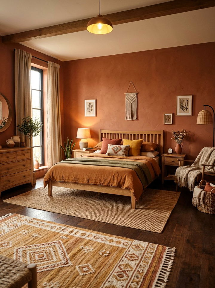 Earthy Tones Bedroom - 30 newlywed bedroom ideas