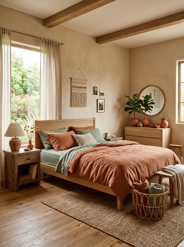 Earthy Tones Bedroom - 30 contemporary bedroom ideas