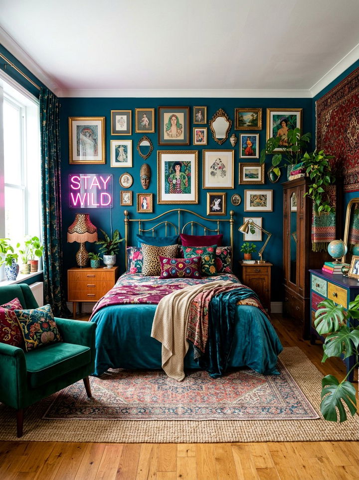 Eclectic Maximalist Bedroom - 30 bedroom styling ideas