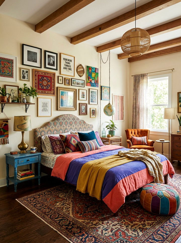 Eclectic Queen Bedroom - 30 queen size bedroom ideas