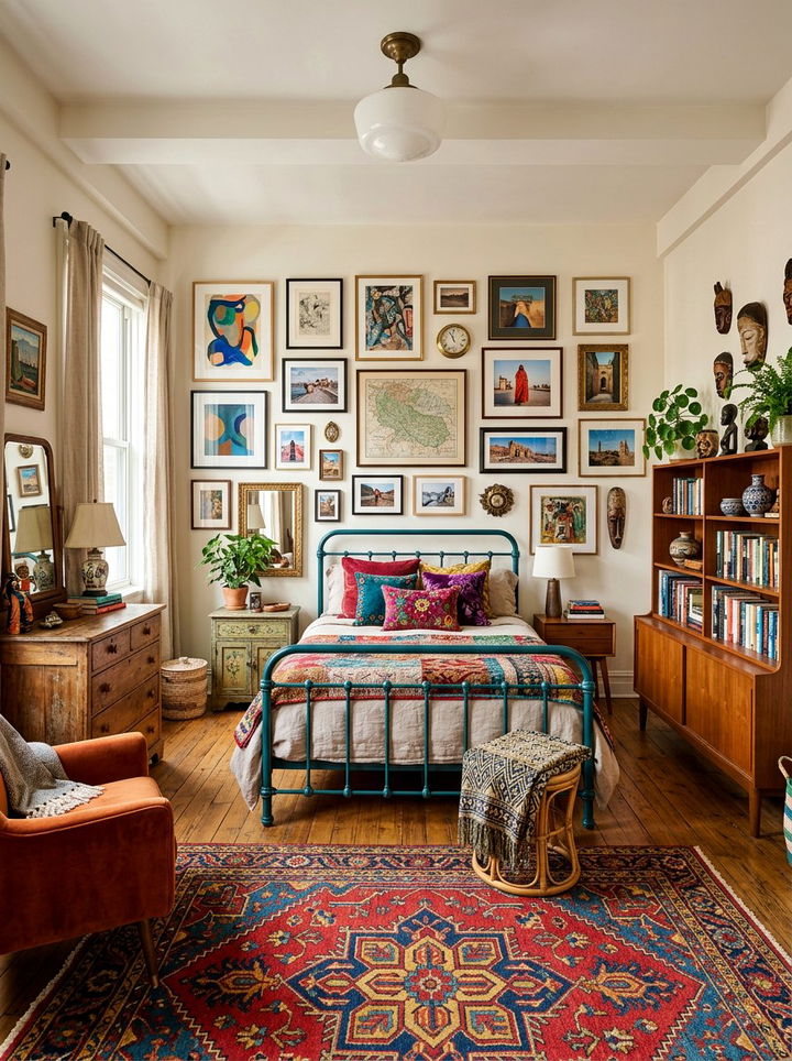 Eclectic bedroom - 30 creative bedroom ideas