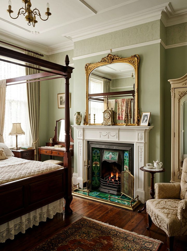 Edwardian Fireplace Mantel - 30 Edwardian bedroom ideas
