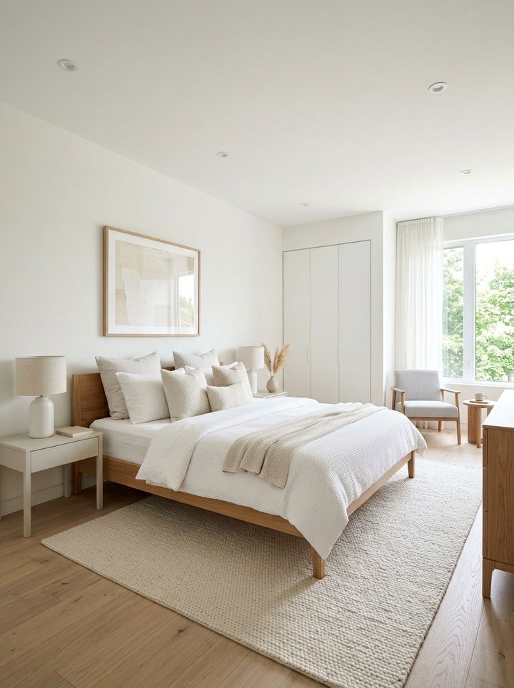 Eggshell White Bedroom - 30 relaxing bedroom color ideas