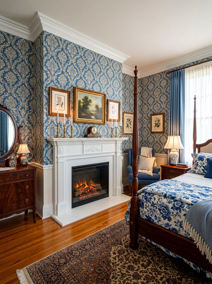 Electric Fireplace With Mantel - 30 bedroom electric fireplace ideas