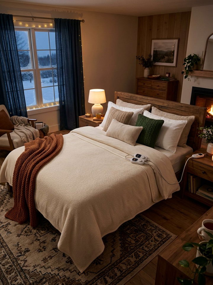 Electric Heated Blanket - 30 bedroom temperature control ideas