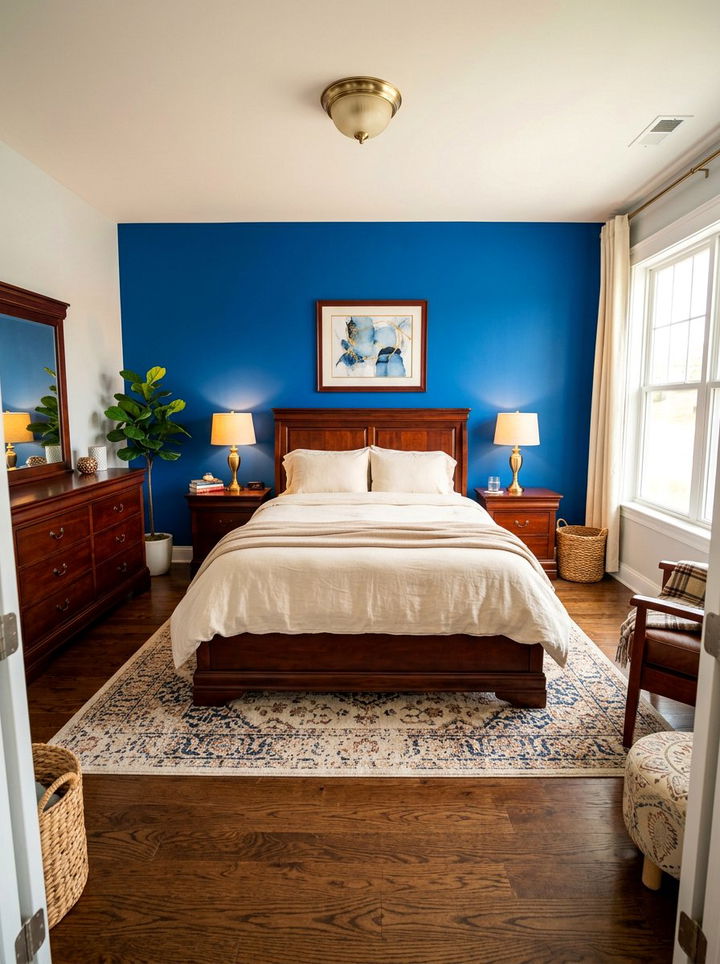 30 Electric Blue Bedroom Ideas for a Vibrant Modern Space