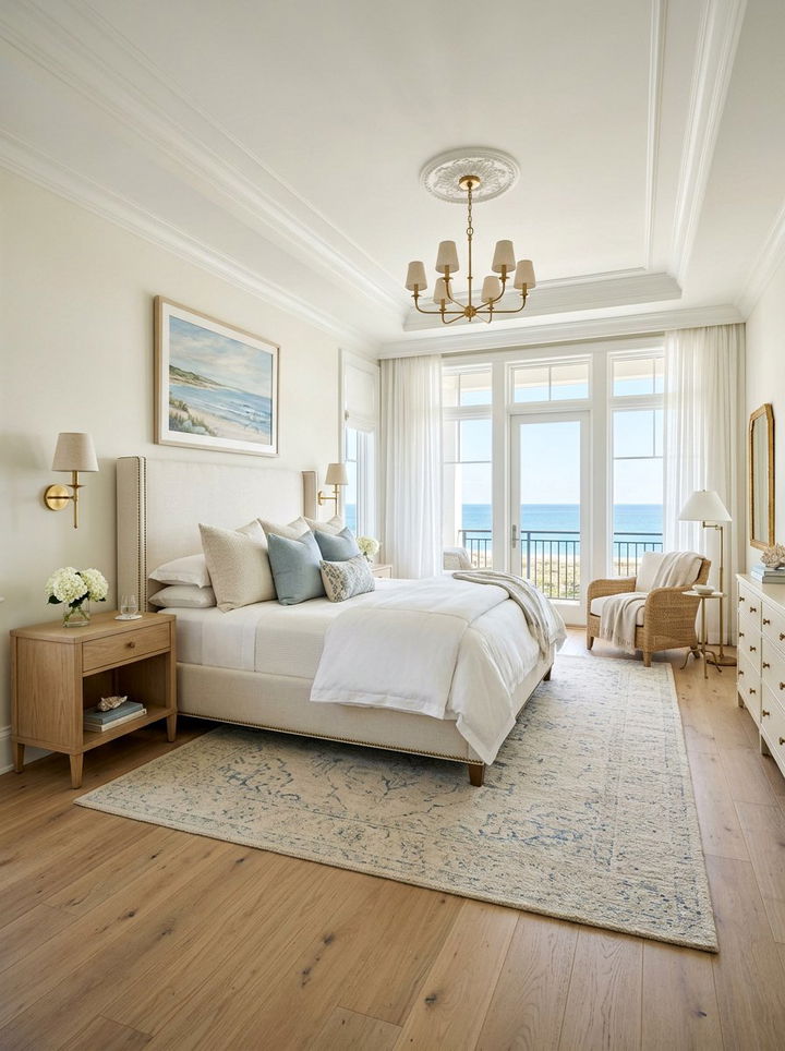 Elegant Coastal Cream Bedroom - 30 coastal cream bedroom ideas