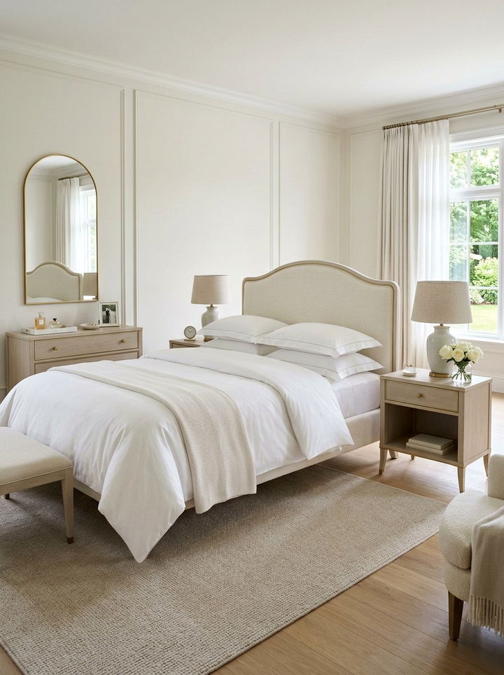 Elegant Eggshell Bedroom - 30 eggshell bedroom ideas