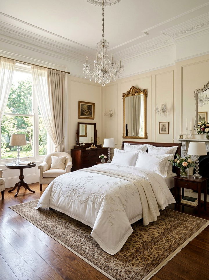 Embroidered White Duvet - 30 bedroom duvets