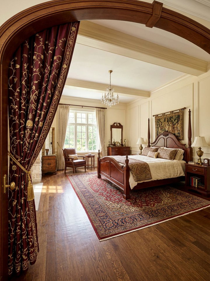 Embroidered door curtains - 30 bedroom door curtains