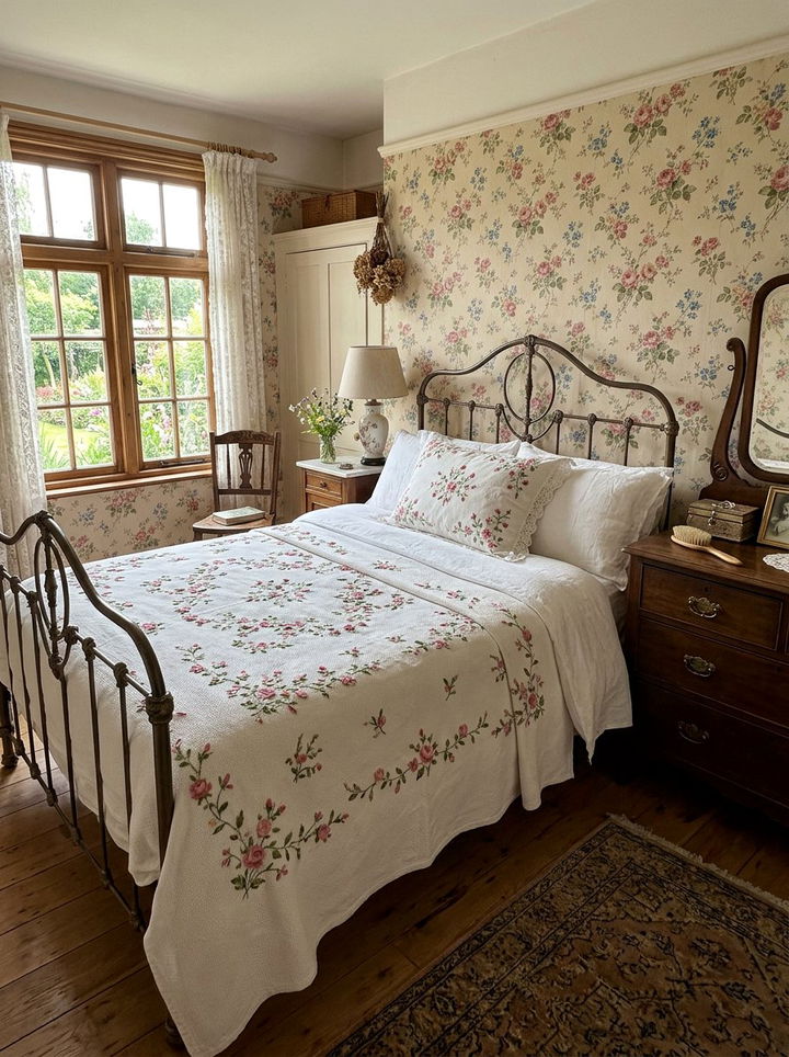 Embroidered floral cotton blanket - 30 bedroom cotton blankets