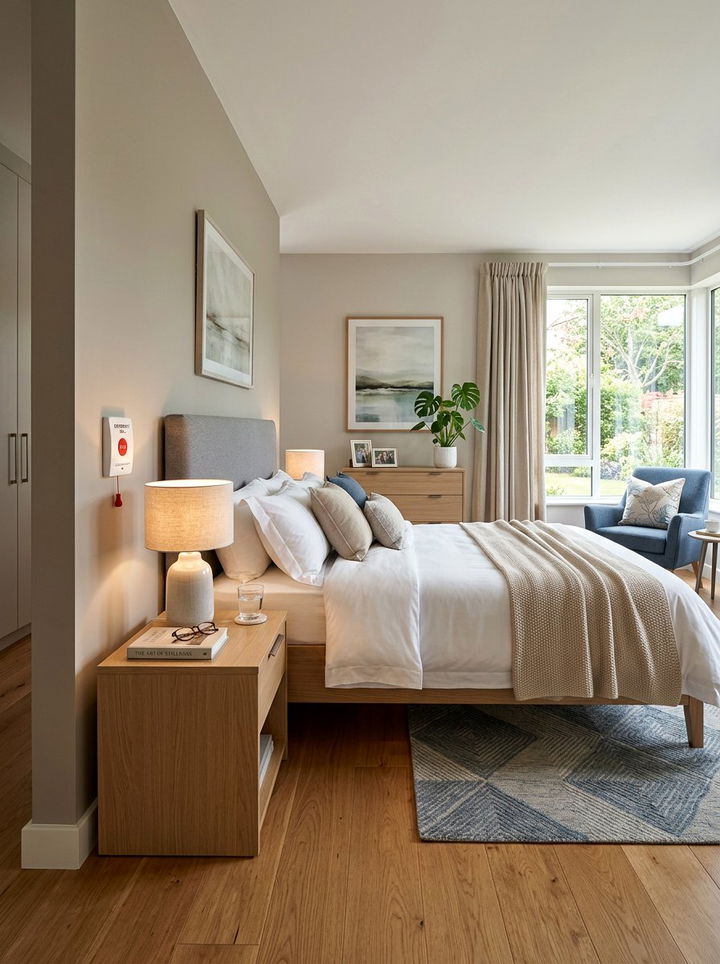 Emergency Call Button - 30 senior bedroom ideas