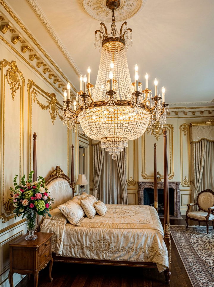 Empire Crystal Chandelier - 30 bedroom chandeliers