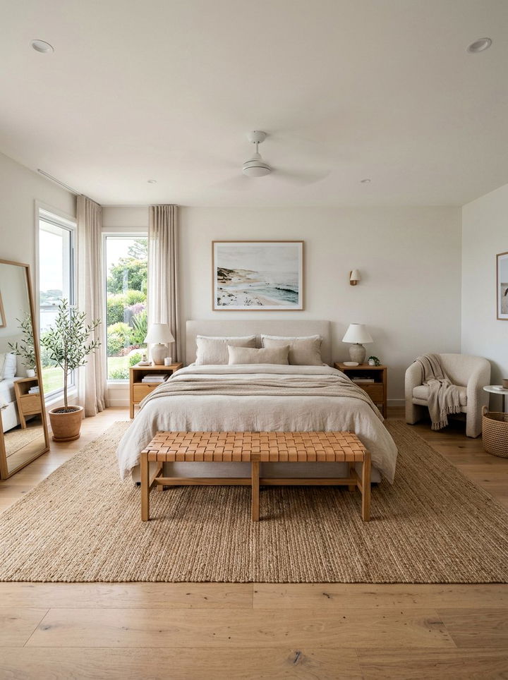 End Of Bed Bench - 30 bedroom enhancement ideas