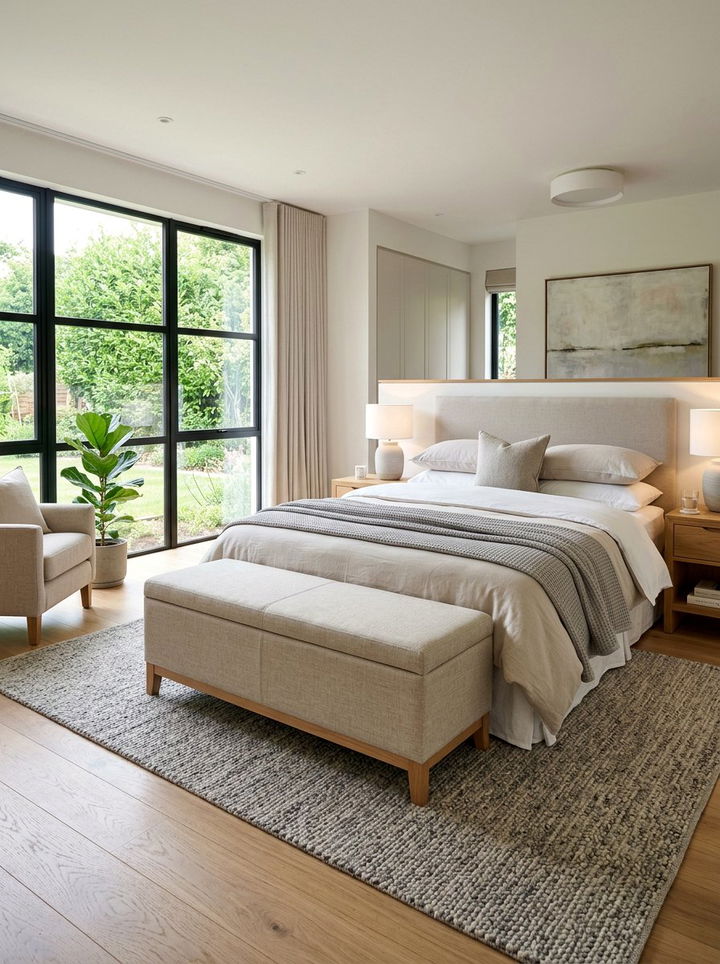 End of bed storage ottoman - 30 bedroom ottomans