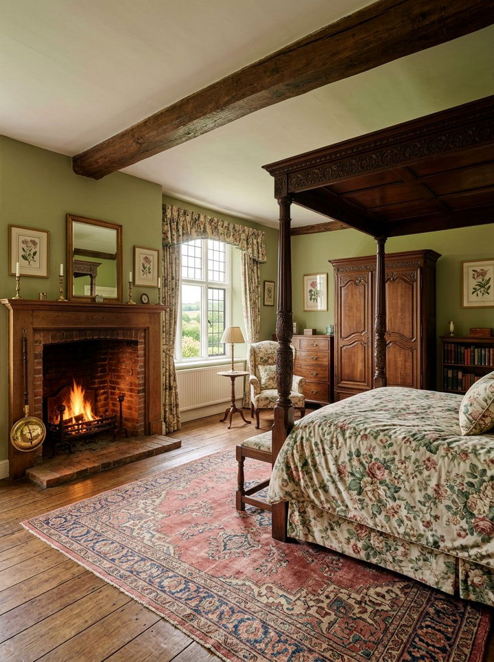 English Country Master Bedroom - 30 large bedroom ideas
