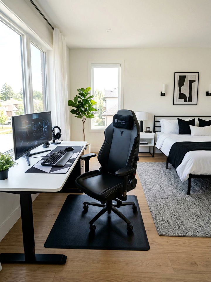 Ergonomic Gaming Chair - 30 video game bedroom ideas