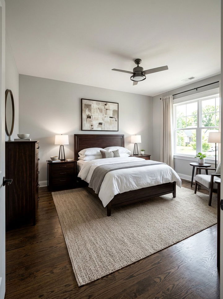 Espresso Wood Bedroom - 30 dark neutral bedroom ideas