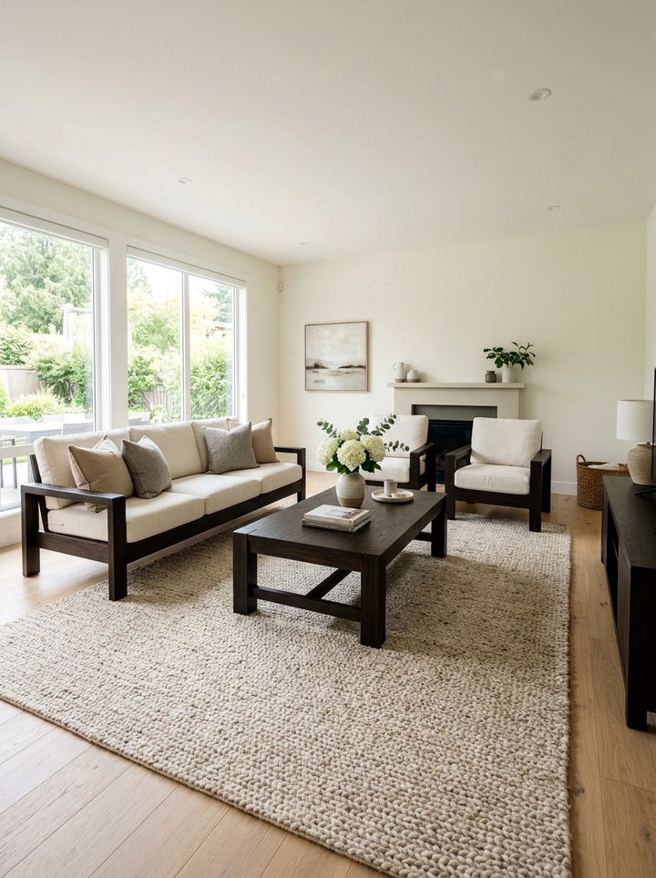 Espresso furniture beige rug - 30 espresso bedroom ideas