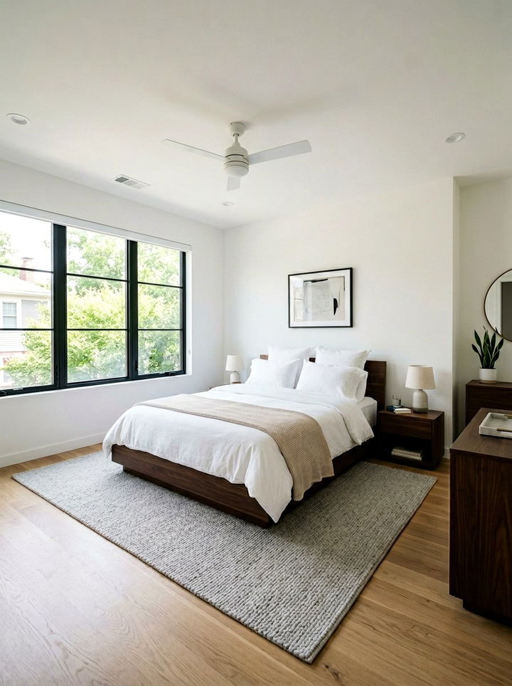 Espresso wood platform bed - 30 espresso bedroom ideas