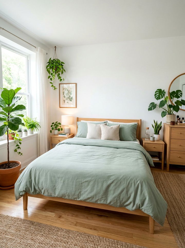 Eucalyptus Bedding - 30 bedroom temperature control ideas