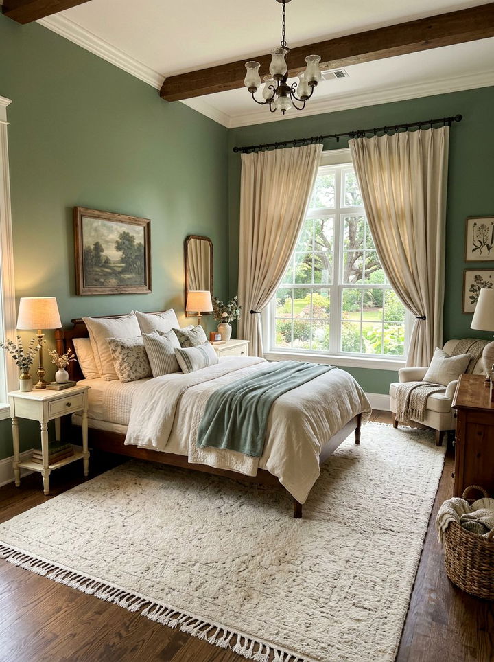Eucalyptus Green And Cream Bedroom - 30 eucalyptus green bedroom ideas