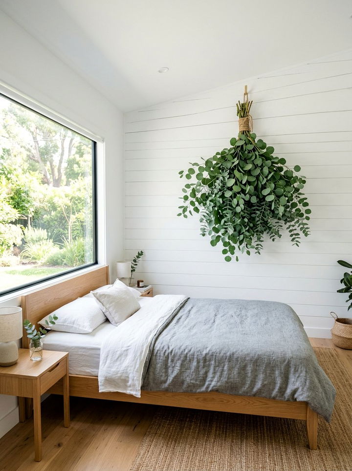 Eucalyptus Wall Hanging - 30 bedroom aromatherapy ideas