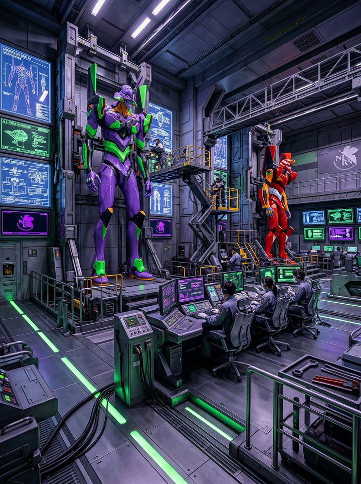 Evangelion Mecha Room - 30 manga bedroom ideas